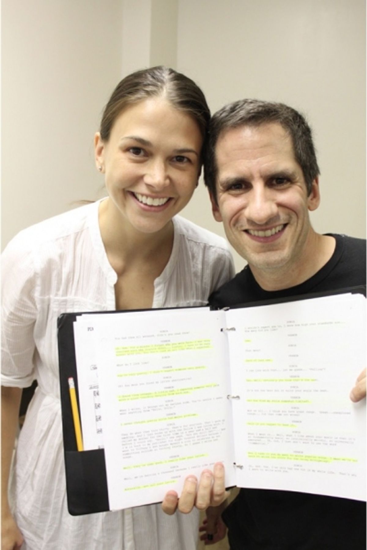 Sutton Foster and Seth Rudetsky at 